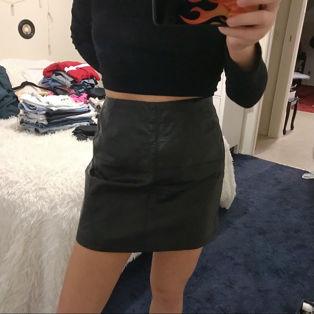 Leather Skirt